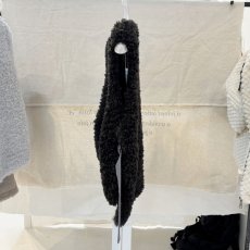 画像10: 【予約商品】《納期：2025年9月末》【 HERENCIA 】 ヘレンチア ゆったりシルエット エコムートン プードル カーリー ファー ベスト ジレ  春秋冬 レディース  (10)
