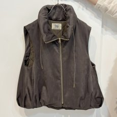 画像11: 【予約商品】《納期：2025年8月》【 MARGAUX VINTAGE 】 マルゴー ヴィンテージ フェイクスエード バルーン ジレ ベスト 春秋冬 レディース  (11)