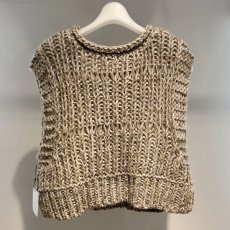 画像7: 【予約商品】《納期：2025年8月下旬》【 CLOCHE 】 クロシェ クロッシェ チクチクしない ウール混 ローゲージ ショート丈 ニット ジレ ベスト 春秋冬 レディース  (7)