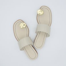 画像5: 【 ATELIER BRUGGE 】アトリエブルージュ 日本製 METAL MOTIF THONG SANDALS トング サンダル 春夏秋 レディース  (5)