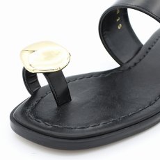 画像3: 【 ATELIER BRUGGE 】アトリエブルージュ 日本製 METAL MOTIF THONG SANDALS トング サンダル 春夏秋 レディース  (3)
