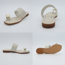 画像6: 【 ATELIER BRUGGE 】アトリエブルージュ 日本製 METAL MOTIF THONG SANDALS トング サンダル 春夏秋 レディース  (6)