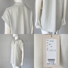 画像6: 《 セットアップ 対応 》【 cafune 】 カフネ リネン調 アセテート シャツ ブラウス 春夏秋 レディース  (6)
