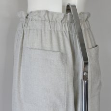 画像5: 《 セットアップ 対応 》【 cafune 】 カフネ リネン調 アセテート ワイド パンツ 春夏秋 レディース  (5)