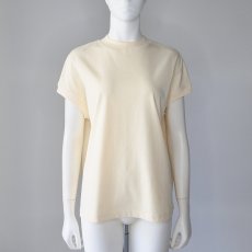 画像1: 【 CLOCHE 】 クロッシェ 透けない 厚め モックネック Tシャツ カットソー 春夏秋 レディース  (1)