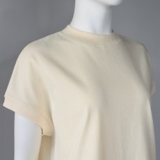 画像2: 【 CLOCHE 】 クロッシェ 透けない 厚め モックネック Tシャツ カットソー 春夏秋 レディース  (2)