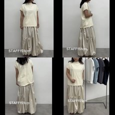 画像7: 【 CLOCHE 】 クロッシェ 透けない 厚め モックネック Tシャツ カットソー 春夏秋 レディース  (7)