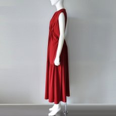 画像3: 【 Lallia Mu 】 ラリアムー きれいめ テロテロ しっとり ストレッチ ナイロン キャザー ワンピース 春夏秋 レディース  (3)