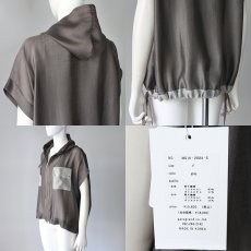 画像6: 【 MARGAUX VINTAGE 】 マルゴーヴィンテージ テロテロ スリーブレス フーディ ダブルジップ ブルゾン 春夏秋 レディース  (6)