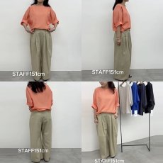 画像7: 【 CLOCHE 】 クロッシェ インナー付き バルーン ブラウス 春夏秋 レディース  (7)