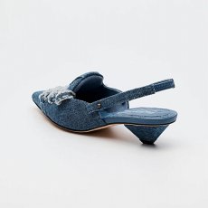 画像4: 【 MAISON MAVERICK PRESENTS 】 メゾン マヴェリック プレゼンツ 走れるミュール デニム レースアップ スニーカー ミュール オールシーズン レディース  (4)