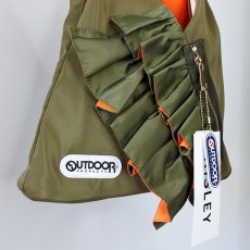 画像4: 【 RISREY x OUTDOOR PRODUCTS 】 リズレー リズレイ アウトドア コラボ トライアングル フリル ミニ バッグ BAG オールシーズン レディース  (4)