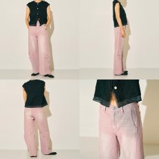 画像7: 【 YENN 】 イエン KNEE TUCK DENIM PT カーブ カービー コクーン デニム オールシーズン レディース  (7)