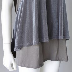 画像3: 【 CHIGNON 】 シニヨン ベロア メッシュ キャミ カットソー 春夏秋 レディース  (3)
