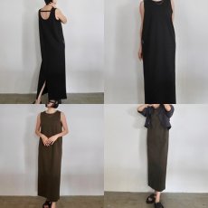 画像7: 【 RILATO 】 リラート ロゴ刺繍 ジャージー カットソー ストレート ワンピース 春夏秋 レディース  (7)
