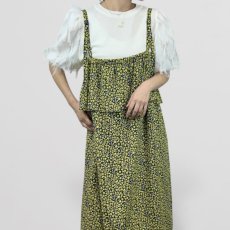 画像7: 【 QTUME 】 クチューム 異素材ドッキング フリンジ ジャガード リネンライク ニット プルオーバー 春夏秋 レディース  (7)