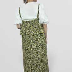 画像8: 【 QTUME 】 クチューム 異素材ドッキング フリンジ ジャガード リネンライク ニット プルオーバー 春夏秋 レディース  (8)
