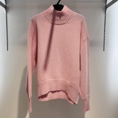 画像6: 【予約商品】《納期：2025年9月下旬》【 CLOCHE 】 クロッシェ クロシェ ハイネック ミドルゲージ ウール 100％ プルオーバー ニット 春秋冬 レディース  (6)