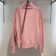 画像9: 【予約商品】《納期：2025年9月下旬》【 CLOCHE 】 クロッシェ クロシェ ハイネック ミドルゲージ ウール 100％ プルオーバー ニット 春秋冬 レディース  (9)