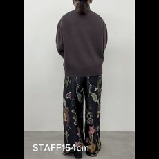 画像4: 【予約商品】《納期：2025年9月下旬》【 CLOCHE 】 クロッシェ クロシェ ハイネック ミドルゲージ ウール 100％ プルオーバー ニット 春秋冬 レディース  (4)
