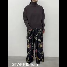 画像2: 【予約商品】《納期：2025年9月下旬》【 CLOCHE 】 クロッシェ クロシェ ハイネック ミドルゲージ ウール 100％ プルオーバー ニット 春秋冬 レディース  (2)