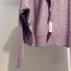 画像10: 【予約商品】《納期：2025年9月下旬》【 CLOCHE 】 クロッシェ クロシェ ウール混 ストール付き もちもち ミドルゲージ クルーネック プルオーバー ニット 春秋冬 レディース  (10)