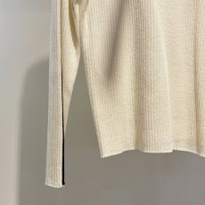 画像8: 【予約商品】《納期：2025年9月下旬》【 CLOCHE 】 クロッシェ クロシェ もちもち ノンチク ボトルネック サイドライン プルオーバー リブ ニット 春秋冬 レディース  (8)