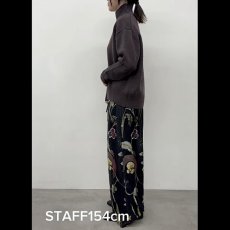 画像3: 【予約商品】《納期：2025年9月下旬》【 CLOCHE 】 クロッシェ クロシェ ハイネック ミドルゲージ ウール 100％ プルオーバー ニット 春秋冬 レディース  (3)