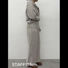 画像4: 【予約商品】《納期：2025年9月下旬》【 CLOCHE 】 クロッシェ クロシェ ウール混 ストール付き もちもち ミドルゲージ クルーネック プルオーバー ニット 春秋冬 レディース  (4)