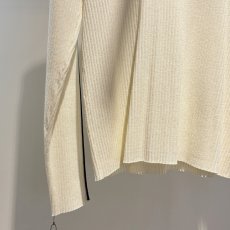 画像11: 【予約商品】《納期：2025年9月下旬》【 CLOCHE 】 クロッシェ クロシェ もちもち ノンチク ボトルネック サイドライン プルオーバー リブ ニット 春秋冬 レディース  (11)