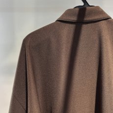 画像10: 【予約商品】《納期：2025年9月中旬》《 セットアップ対応 》【 CLOCHE 】 クロッシェ クロシェ ゆったりシルエット ウール調 ウォッシャブル コクーン シャツ ブラウス 春秋冬 レディース  (10)