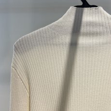 画像10: 【予約商品】《納期：2025年9月下旬》【 CLOCHE 】 クロッシェ クロシェ もちもち ノンチク ボトルネック サイドライン プルオーバー リブ ニット 春秋冬 レディース  (10)