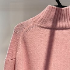 画像10: 【予約商品】《納期：2025年9月下旬》【 CLOCHE 】 クロッシェ クロシェ ハイネック ミドルゲージ ウール 100％ プルオーバー ニット 春秋冬 レディース  (10)