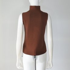 画像5: 【 CLOCHE 】 クロッシェ クロシェ きれいめ ハイネック ニット タンクトップ 春夏秋 レディース  (5)