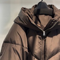 画像8: 【予約商品】《納期：2025年10月中旬》【 CLOCHE 】 クロッシェ クロシェ 極暖 撥水加工 オーバーサイズ コクーン ハイブリッド ダウン ジャケット 春秋冬 レディース  (8)
