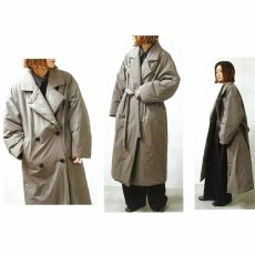 画像7: 【予約商品】《納期：2025年9月下旬》【 CLOCHE 】 クロッシェ クロシェ 軽量 中綿 ダウン ベルテッド ロング コート 春秋冬 レディース  (7)