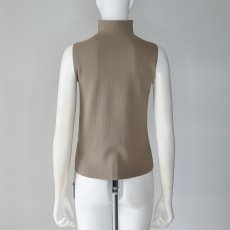 画像5: 【 CLOCHE 】 クロッシェ クロシェ きれいめ ハイネック ニット タンクトップ 春夏秋 レディース  (5)