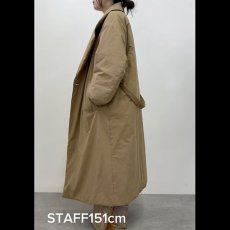 画像4: 【予約商品】《納期：2025年9月下旬》【 CLOCHE 】 クロッシェ クロシェ 軽量 中綿 ダウン ベルテッド ロング コート 春秋冬 レディース  (4)