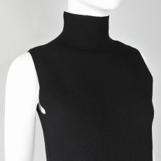 画像2: 【 CLOCHE 】 クロッシェ クロシェ きれいめ ハイネック ニット タンクトップ 春夏秋 レディース  (2)