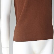 画像3: 【 CLOCHE 】 クロッシェ クロシェ きれいめ ハイネック ニット タンクトップ 春夏秋 レディース  (3)