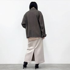 画像6: 【予約商品】《納期：2025年9月上中旬》《 セットアップ対応 》【 CYNICAL 】シニカル 高品質 日本製生地 ゆったりシルエット ソフトフランネル ダブル ジャケット 春秋冬 レディース  (6)