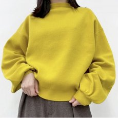 画像4: 【予約商品】《納期：2025年9月下旬》【 CYNICAL 】シニカル もちもち ノンチク ウォッシャブル 抗ピリング ボリューム袖 ニット プルオーバー 春秋冬 レディース  (4)