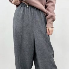 画像4: 【予約商品】《納期：2025年9月上中旬》《 セットアップ対応 》【 CYNICAL 】シニカル 高品質 日本製生地 ソフトフランネル ピンタック ワイドパンツ 春秋冬 レディース  (4)