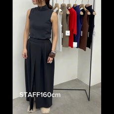 画像7: 【 CLOCHE 】 クロッシェ クロシェ きれいめ ハイネック ニット タンクトップ 春夏秋 レディース  (7)