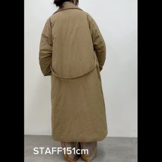 画像5: 【予約商品】《納期：2025年9月下旬》【 CLOCHE 】 クロッシェ クロシェ 軽量 中綿 ダウン ベルテッド ロング コート 春秋冬 レディース  (5)
