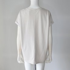 画像5: 【 CLOCHE 】 クロッシェ クロシェ 汗染み防止 ロールアップ Tシャツ カットソー 春夏秋 レディース  (5)