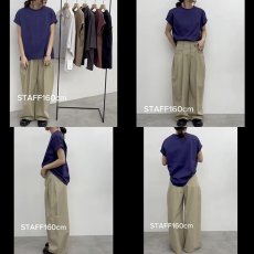 画像7: 【 CLOCHE 】 クロッシェ クロシェ 汗染み防止 ロールアップ Tシャツ カットソー 春夏秋 レディース  (7)