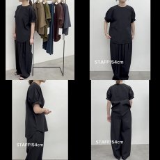 画像7: 《 セットアップ 対応》【 CLOCHE 】 クロッシェ クロシェ 接触冷感 撥水 ストレッチ プルオーバー カットソー ブラウス 春夏秋 レディース  (7)