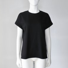 画像1: 【 CLOCHE 】 クロッシェ クロシェ 汗染み防止 ロールアップ Tシャツ カットソー 春夏秋 レディース  (1)