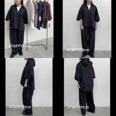 画像7: 【 CLOCHE 】 クロッシェ クロシェ 汗染み防止 ゆったりシルエット スキッパー ポロ Aライン フレア カットソー 春夏秋 レディース  (7)